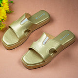 Pristine Golden Oversoft Flatform heel for women