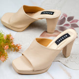 Stacy Cream Platform high heel for women