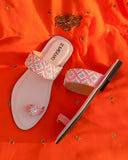 Pandora Pink Flat Sandal for women