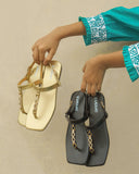 Astrid  GoldenFlat Sandal for women