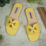Emory yellow Flat Sandal for women