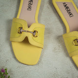 Emory yellow Flat Sandal for women