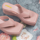 Ava Pink Wedge heel for women