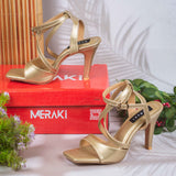 Roma Golden Pencil heel for women