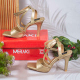 Roma Golden Pencil heel for women